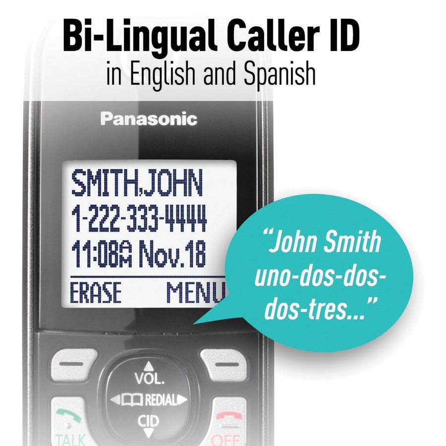 1HS Cordless Telephone- ITAD- Met Black KX-TGD530M