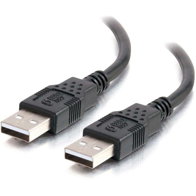 1M Usb 2.0 A Male To A Male Cable - Black (3.2Ft)