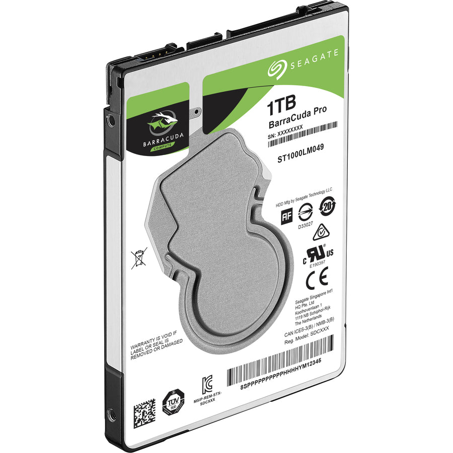 1TB Laptop Hard Drive - Seagate BarraCuda 7200 RPM SATA | Tecisoft ST1000LM049