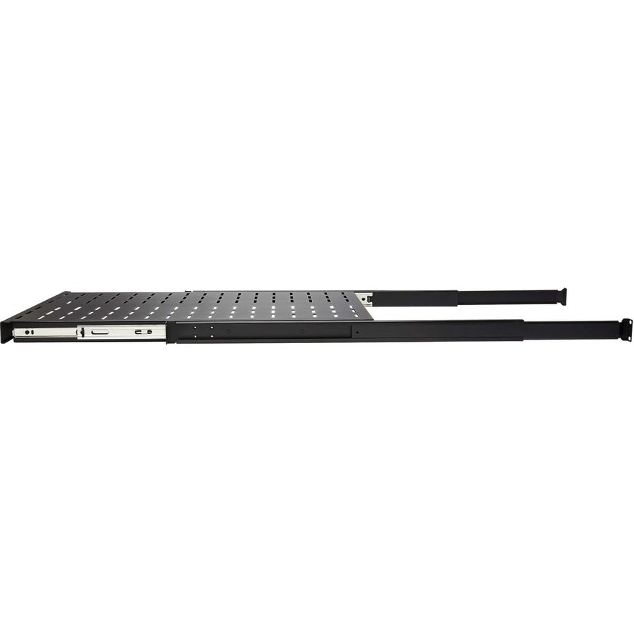 1U Vented Rack Shelf Sliding Steel - SmartRack 50lb Capacity | Tripp Lite SRSHELF4PSLVENT
