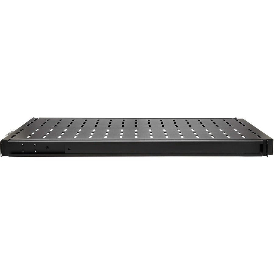 1U Vented Rack Shelf Sliding Steel - SmartRack 50lb Capacity | Tripp Lite SRSHELF4PSLVENT