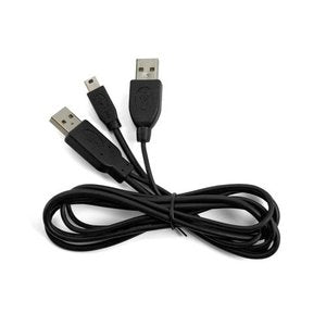 1.0 Meter (39") USB 2.0 A to USB 2.0 Mini B 5-Pin Cable - Auxiliary USB "Y" Power