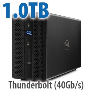 1.0TB OWC Gemini - Thunderbolt (USB-C) Dock and Dual-Drive SSD RAID External Storage