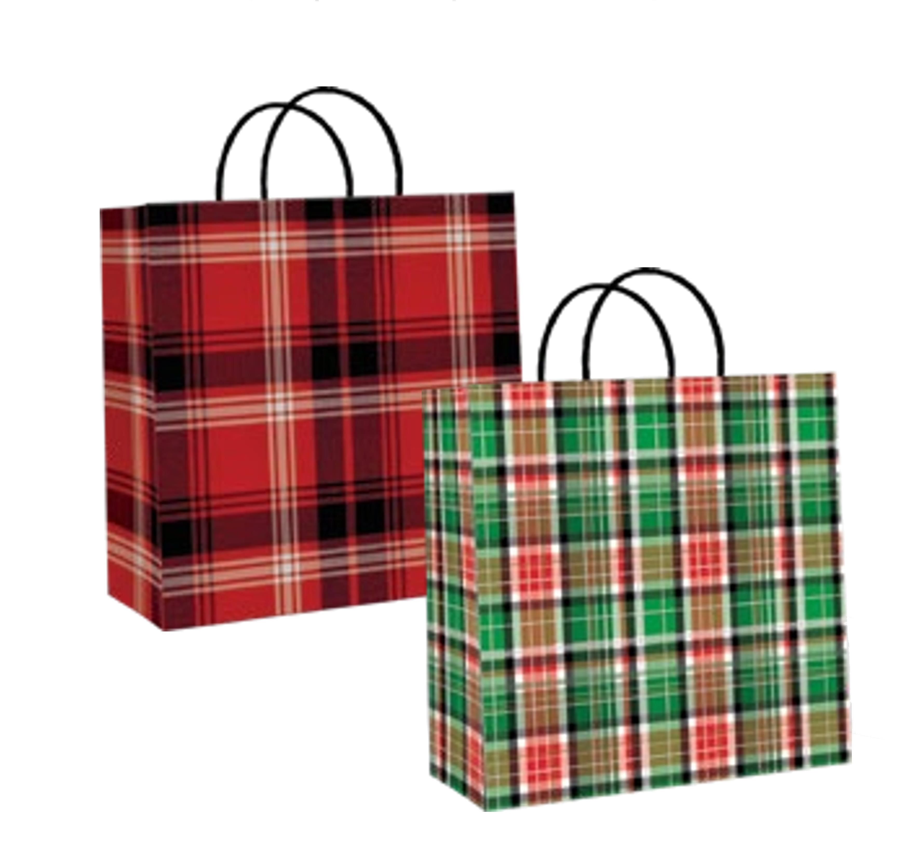 2 Pack Large Kraft Gift Bags -