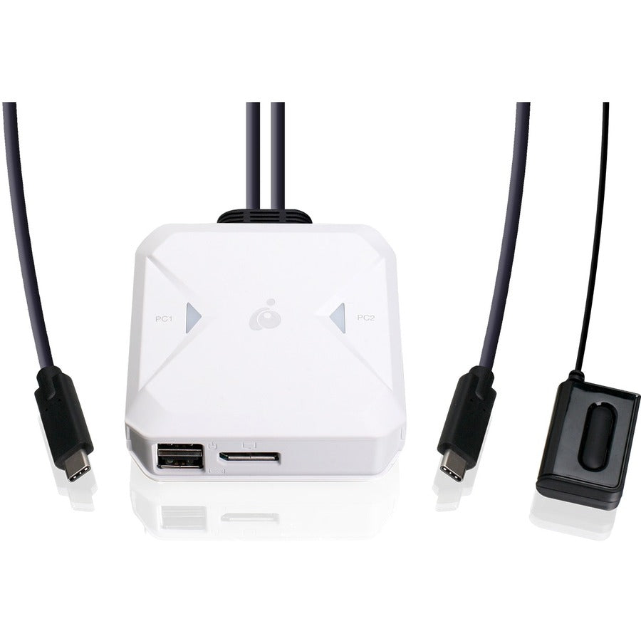 2-Port 4K USB-C KVM Switch with DisplayPort Output | IOGEAR GCS72CC