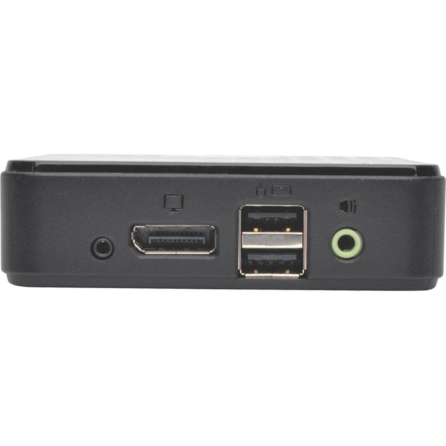 2 Port KVM Switch with Cables - DisplayPort 4K 60Hz Audio Switching | Tripp Lite B004-DP2UA2-K