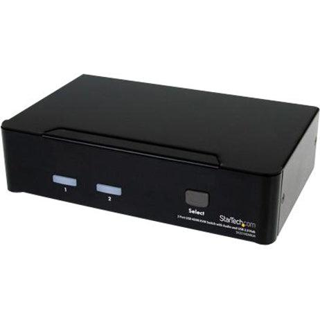 2 Port USB HDMI KVM Switch Audio Hub - Desktop Computer Control | StarTech.com SV231HDMIUA