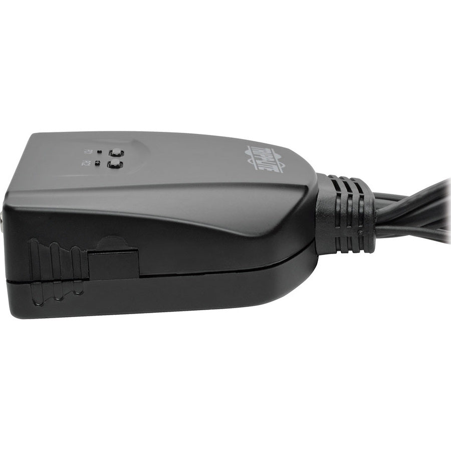 2-Port USB/VGA Cable KVM Switch with Cables and USB Peripheral Sharing B032-VU2
