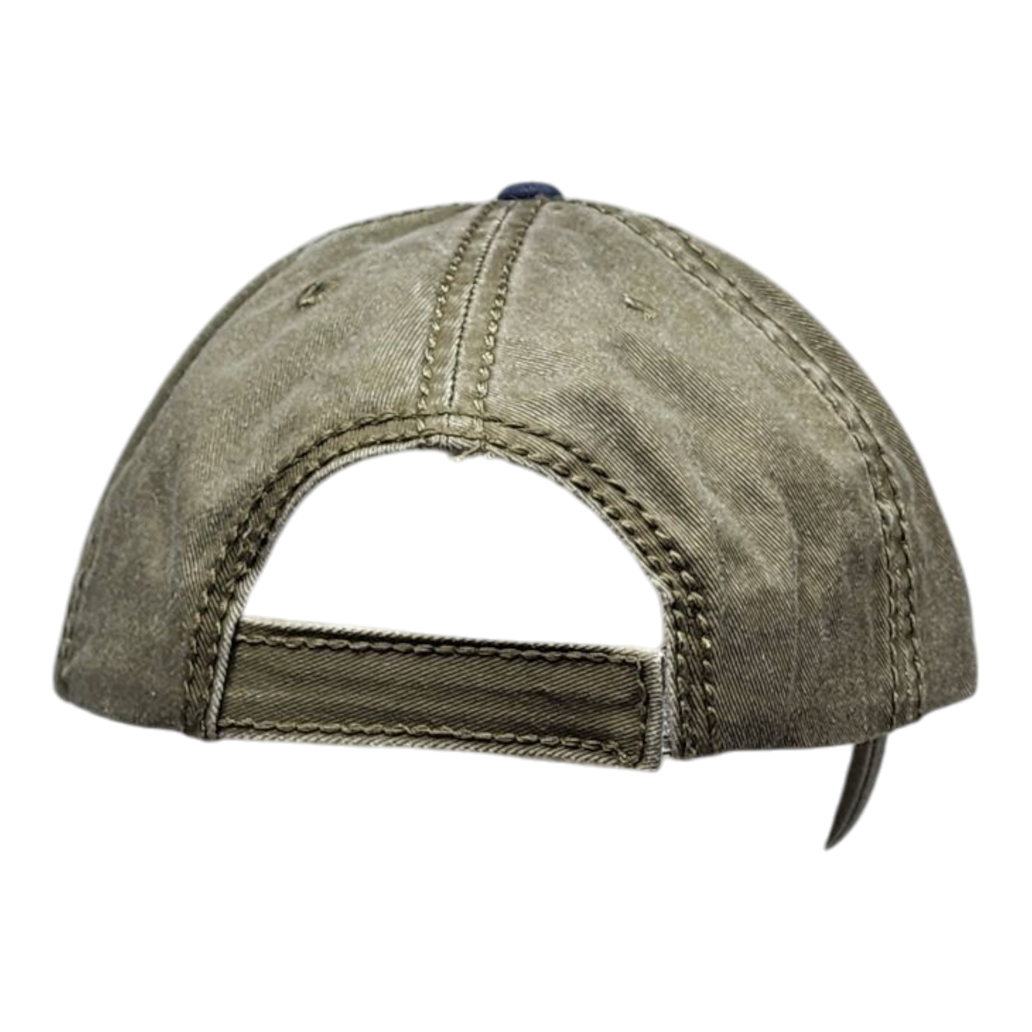 2 Tone Embroidered Hat - Vermont 1791 Moose - Sage and Navy