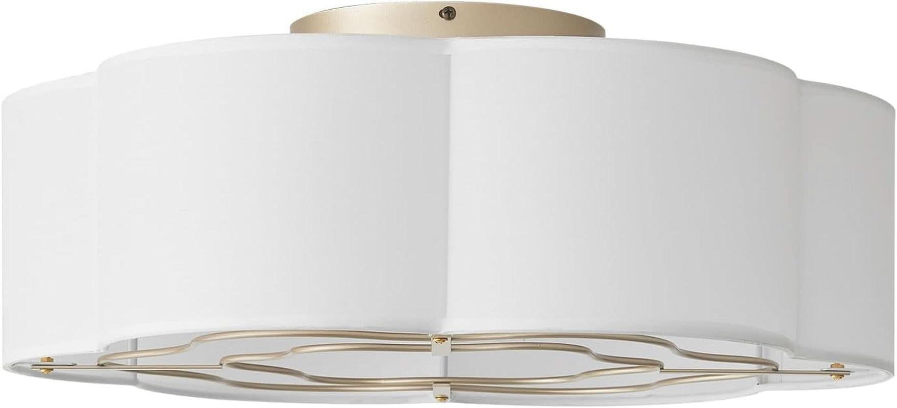 20 Inch Enclosed Boho Ceiling Fan With Integrated Light
