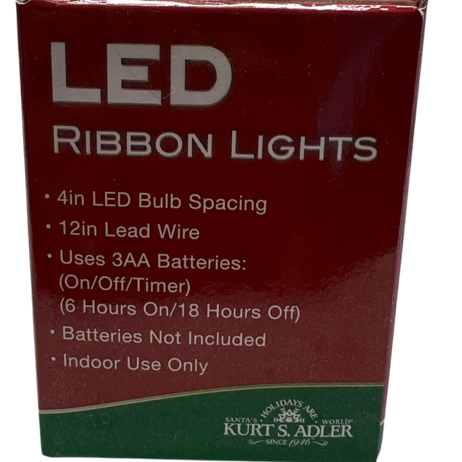 20-Light Battery-Operated Ribbon Lights - Gold