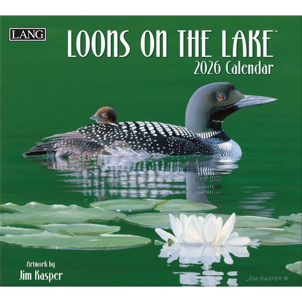 2026 Loons on The Lake Wall Calendar
