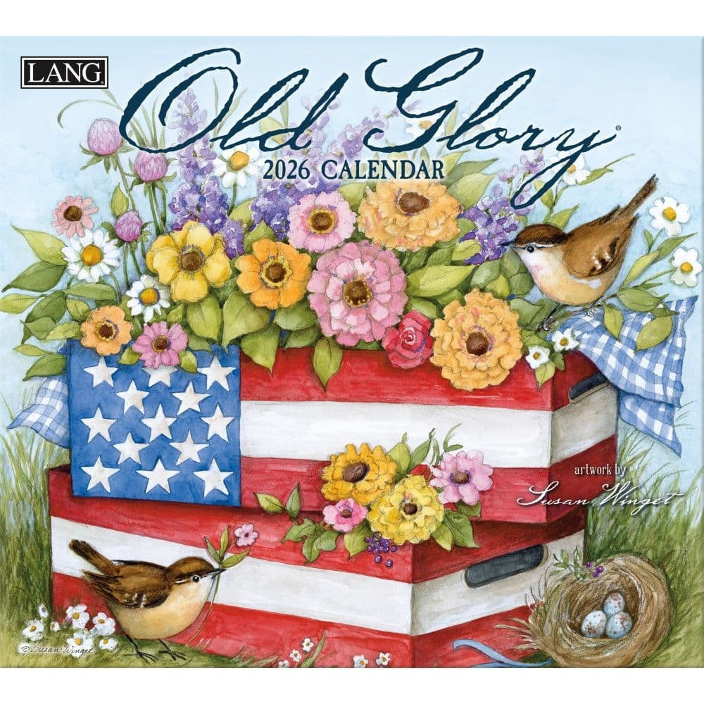 2026 Old Glory Wall Calendar