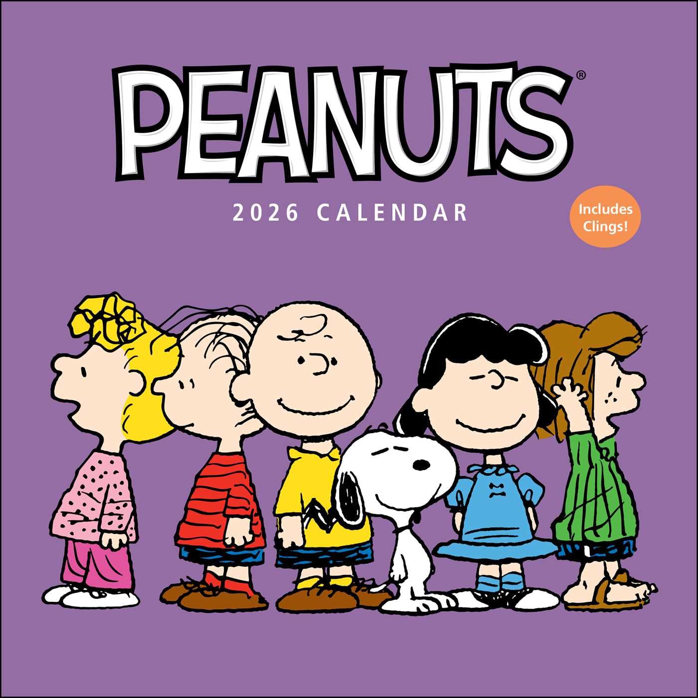 2026 Peanuts Wall Calendar