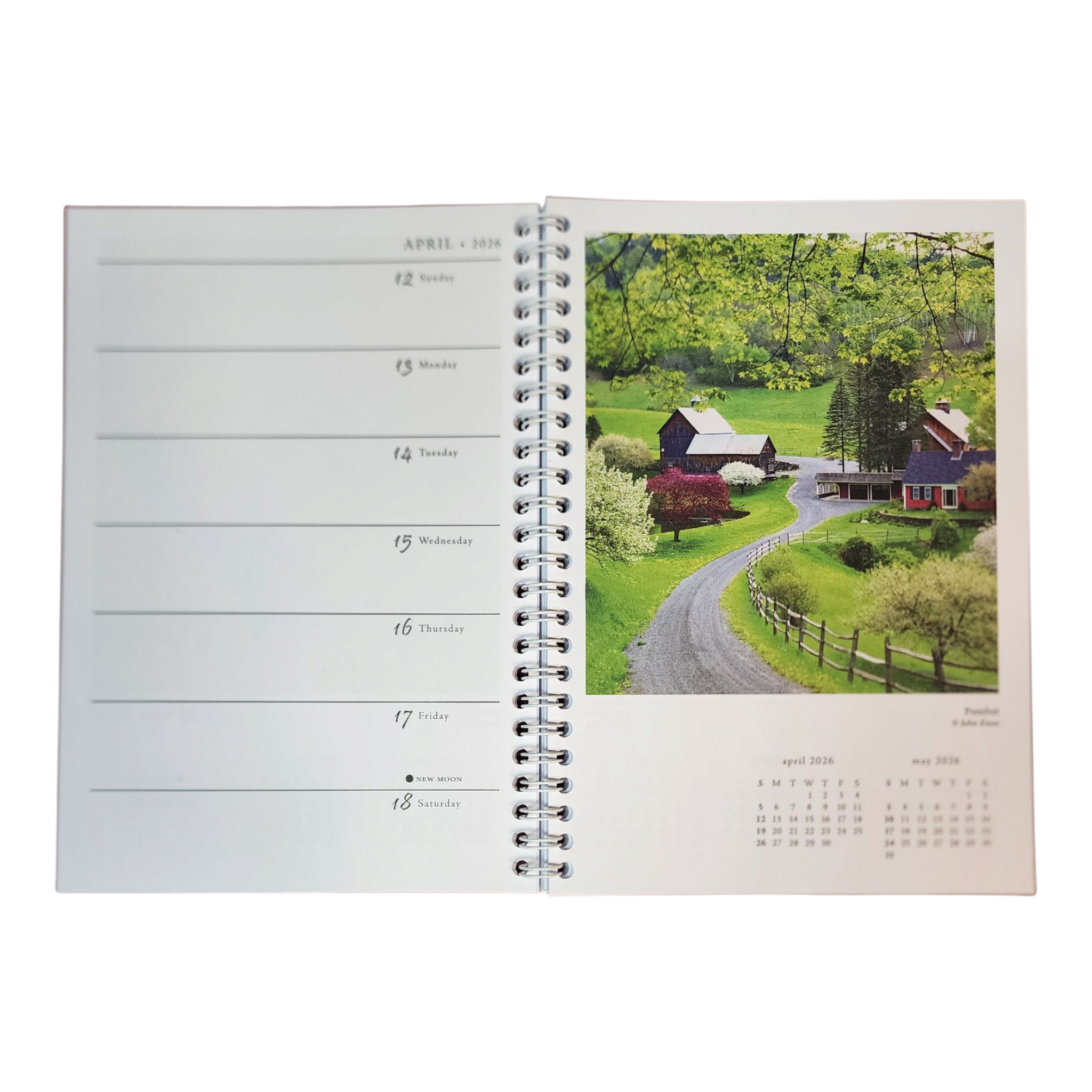 2026 Vermont Living Weekly Planner