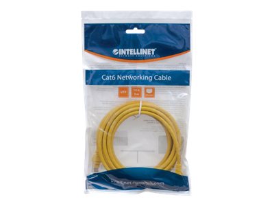 3 FT YELLOW CAT6 SNAGLESS PATCH CABLE