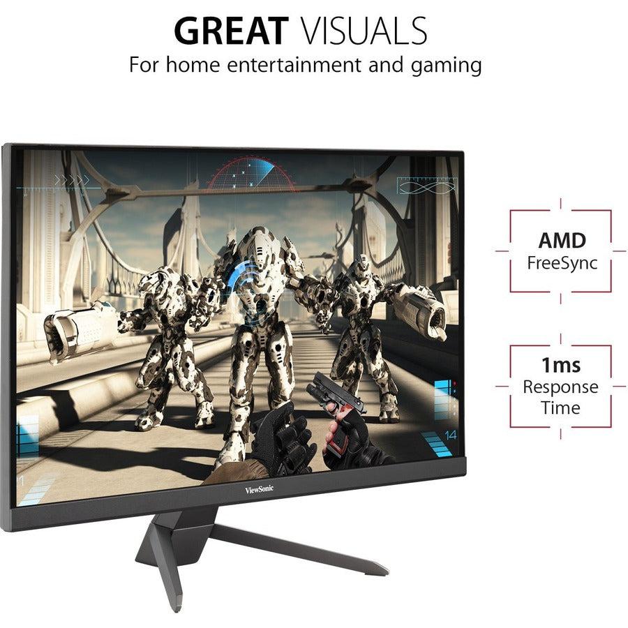 22" 1080P 1Ms 75Hz Freesync Monitor With Hdmi, Dp, And Vga