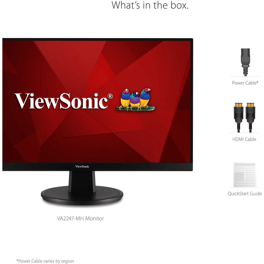 22 Inch 1080p Monitor - ViewSonic VA2247-MH MVA Display | Tecisoft