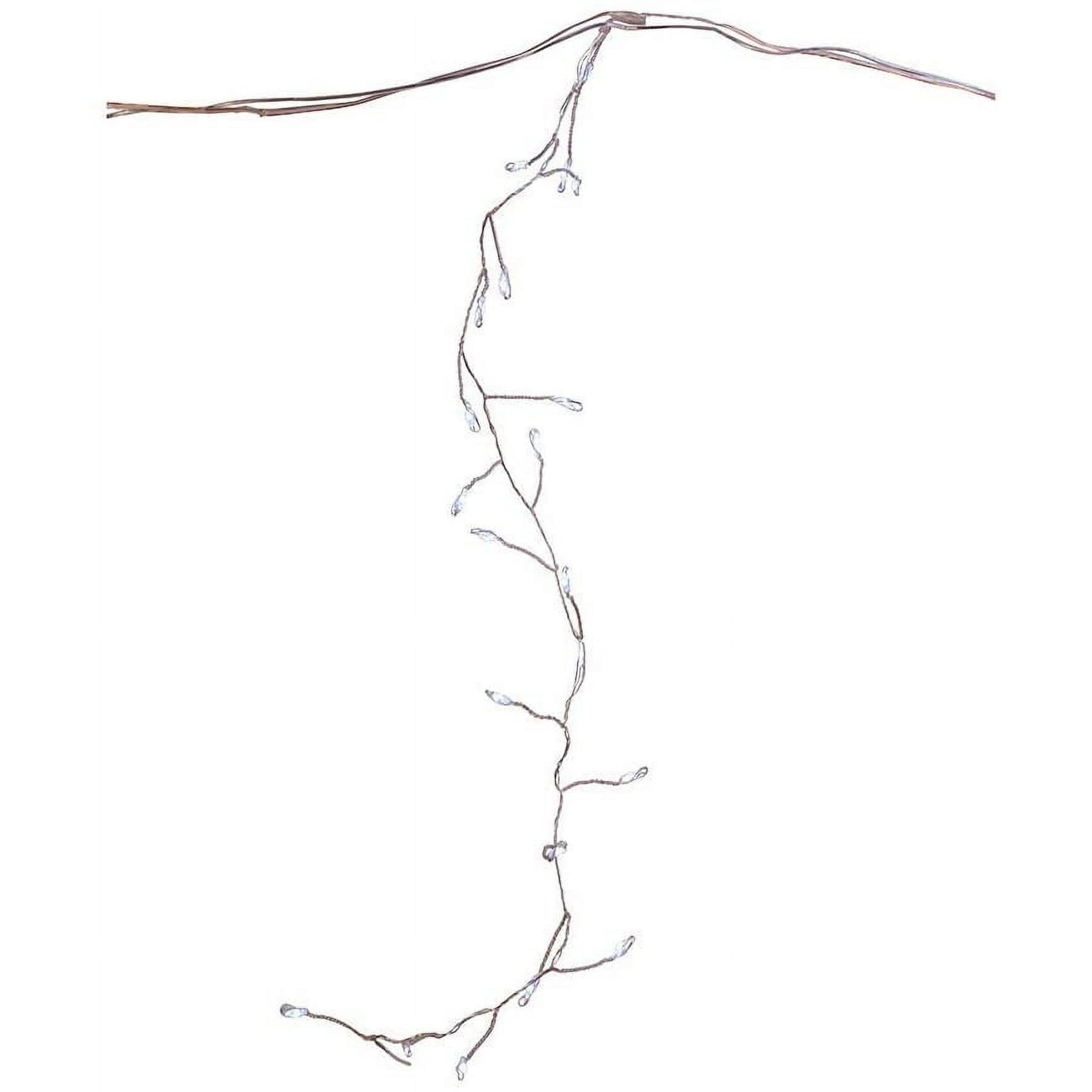 220-Light Starburst Cool White LED Icicle Light Set