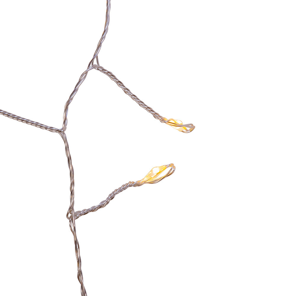 220-Light Starburst Warm White LED Icicle Light Set