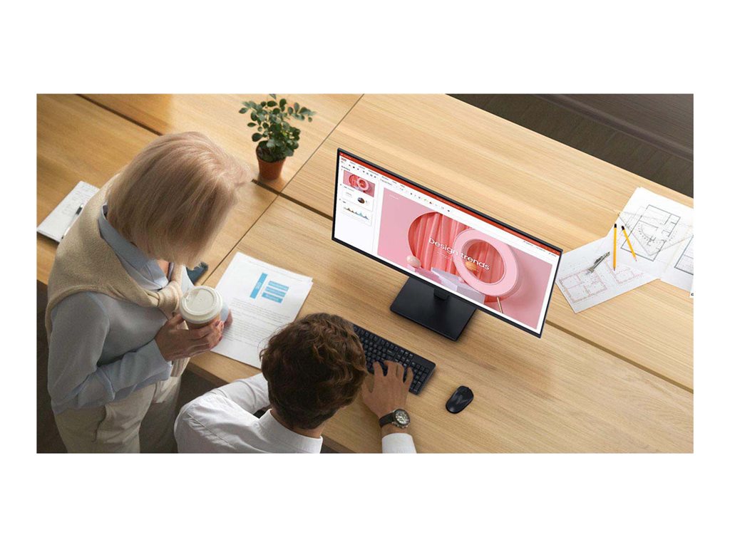 24" Business Essential Monitor with IPS Panel - Samsung S24D304GAN