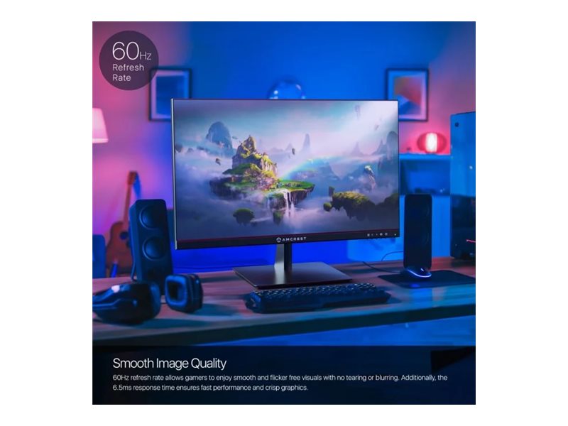 24 Inch 1080p Monitor - Professional Surveillance Display | Amcrest AM-LM24