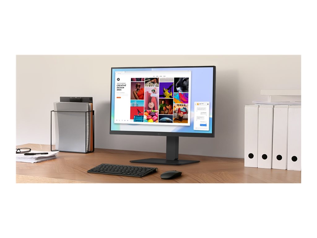 24 Inch Full HD IPS Monitor USB-C - LG 24BA650 Business Display | Tecisoft 24BA650-B