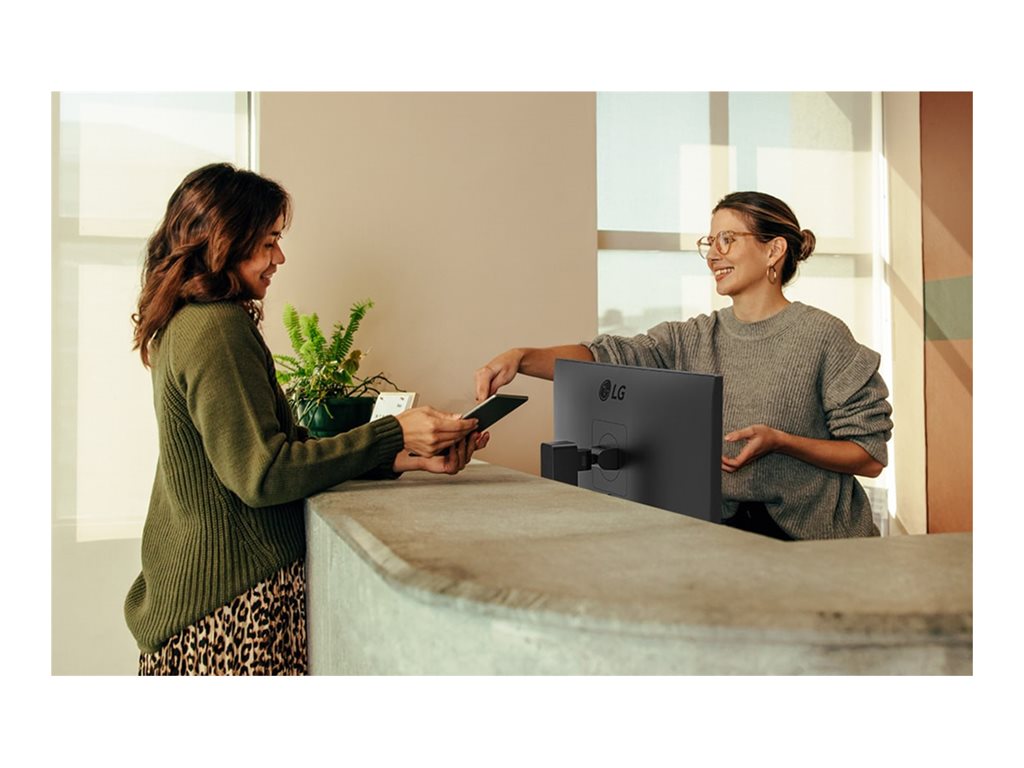24 Inch Full HD IPS Monitor USB-C - LG 24BA650 Business Display | Tecisoft 24BA650-B