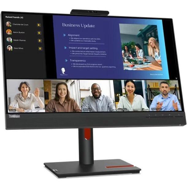 24 Inch LED Computer Monitor - ThinkVision T24v-30 Professional Display | Lenovo 63D8MAR3US
