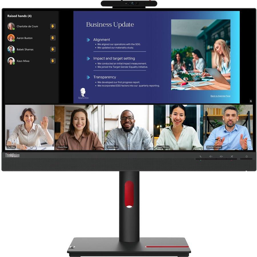 24 Inch LED Computer Monitor - ThinkVision T24v-30 Professional Display | Lenovo 63D8MAR3US