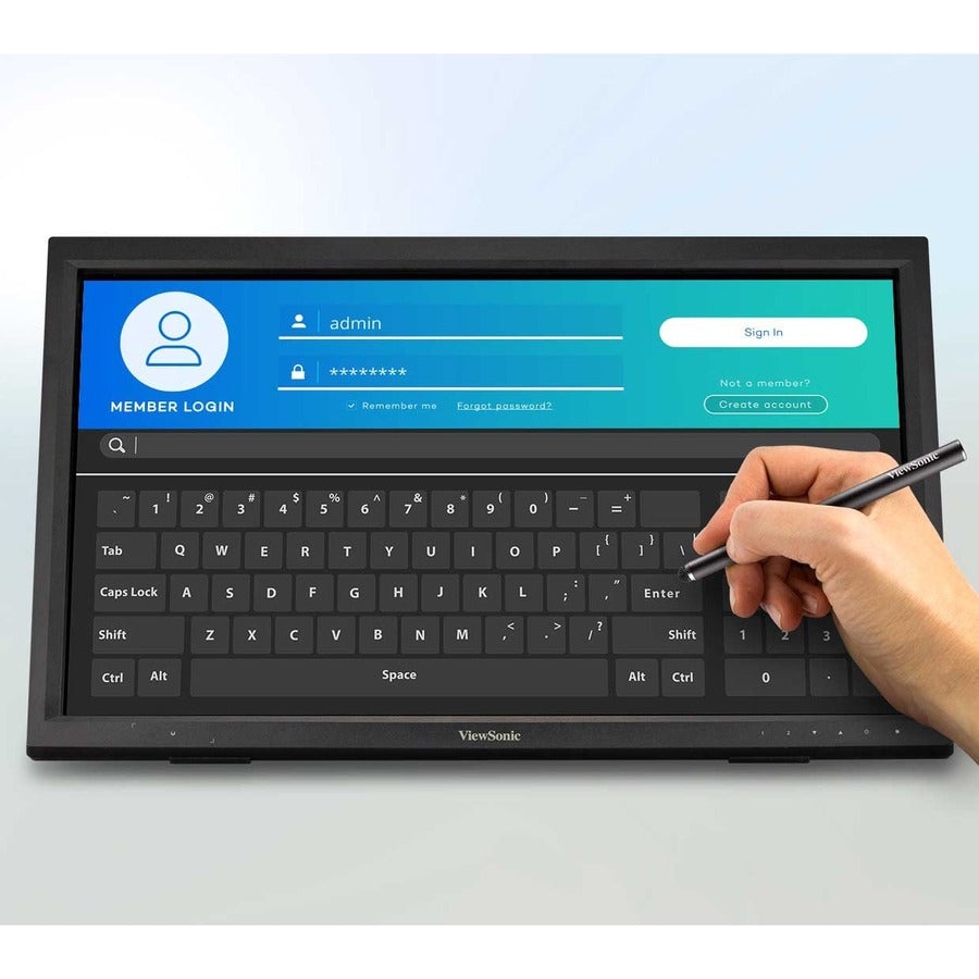 24 Inch Touch Screen Monitor - ViewSonic TD2423D 10-Point IR Multi-Touch | TecISoft