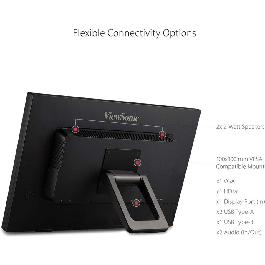 24 Inch Touch Screen Monitor - ViewSonic TD2423D 10-Point IR Multi-Touch | TecISoft