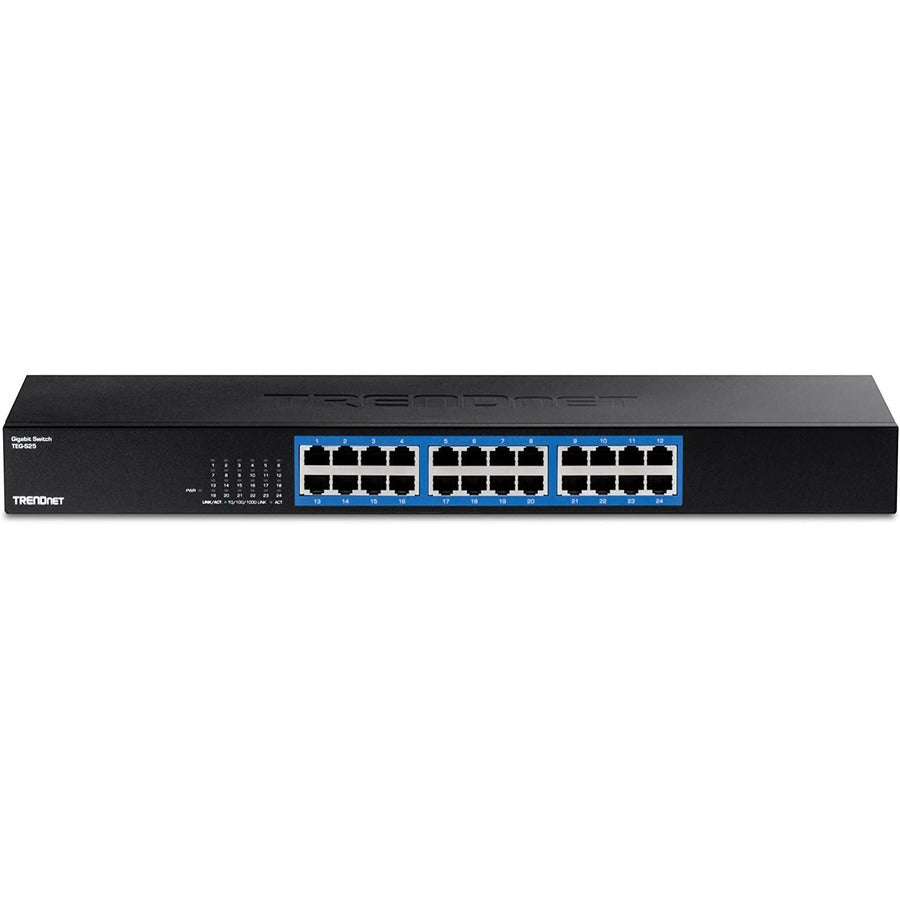 24-Port Gigabit Switch - Enterprise Rackmount Solution | TRENDnet TEG-S25