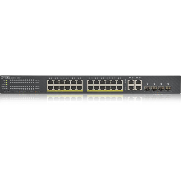 24-Port PoE Switch Smart Managed - Enterprise Gigabit PoE Plus | Zyxel GS1920-24HPv2