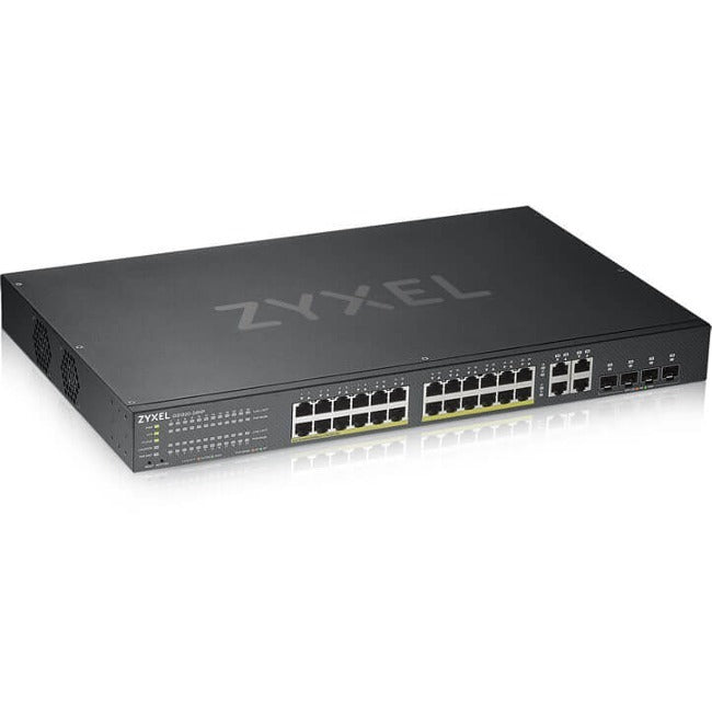 24-Port PoE Switch Smart Managed - Enterprise Gigabit PoE Plus | Zyxel GS1920-24HPv2