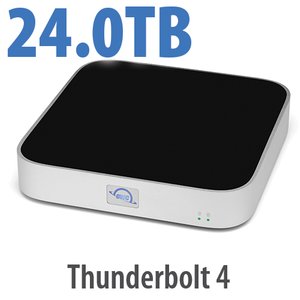 24.0TB (20.0TB HDD + 4.0TB NVMe) OWC miniStack STX Stackable Storage and Thunderbolt