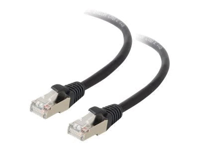 25Ft Cat5E Snagless Shielded (Stp) Ethernet Network Patch Cable - Black