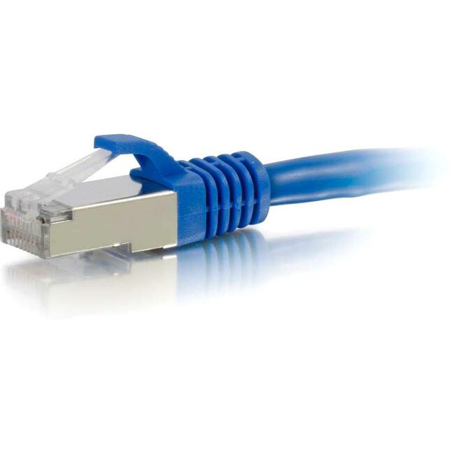 25Ft Cat6 Snagless Shielded (Stp) Ethernet Network Patch Cable - Blue
