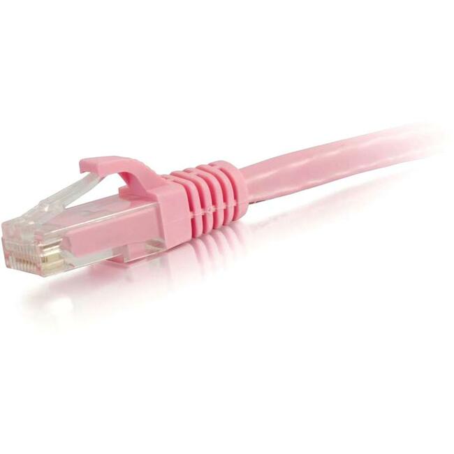 25Ft Cat6 Snagless Unshielded (Utp) Ethernet Network Patch Cable - Pink