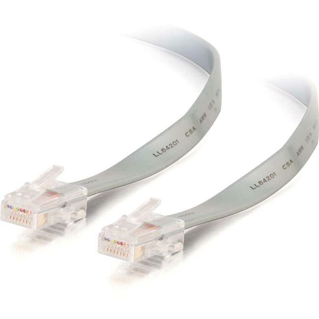 25Ft Rj45 8P8C Crossed/Rollover Modular Cable