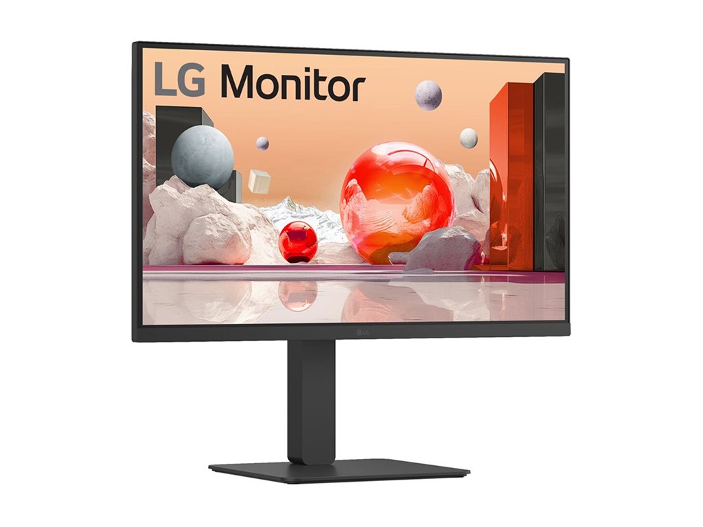 27 Inch Monitors - LG IPS FHD Business Display with KVM Switch | TecISoft 27BA650-B