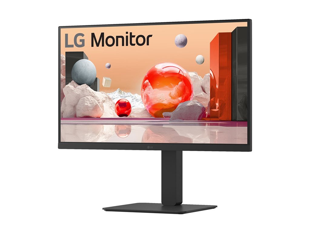 27 Inch Monitors - LG IPS FHD Business Display with KVM Switch | TecISoft 27BA650-B