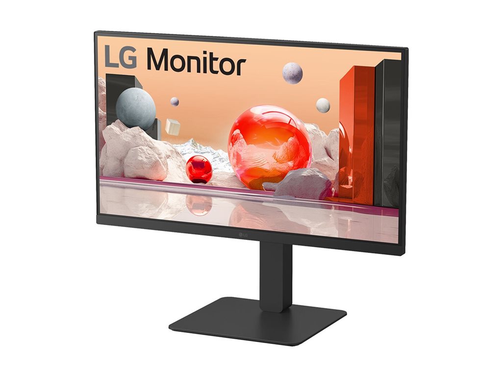 27 Inch Monitors - LG IPS FHD Business Display with KVM Switch | TecISoft 27BA650-B