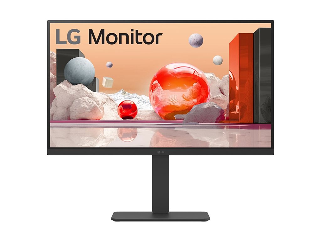 27 Inch Monitors - LG IPS FHD Business Display with KVM Switch | TecISoft 27BA650-B