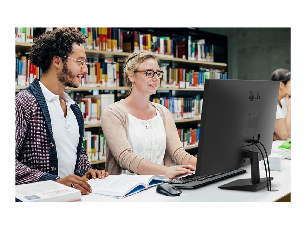27 Inch Monitors - LG IPS FHD Business Display with KVM Switch | TecISoft 27BA650-B