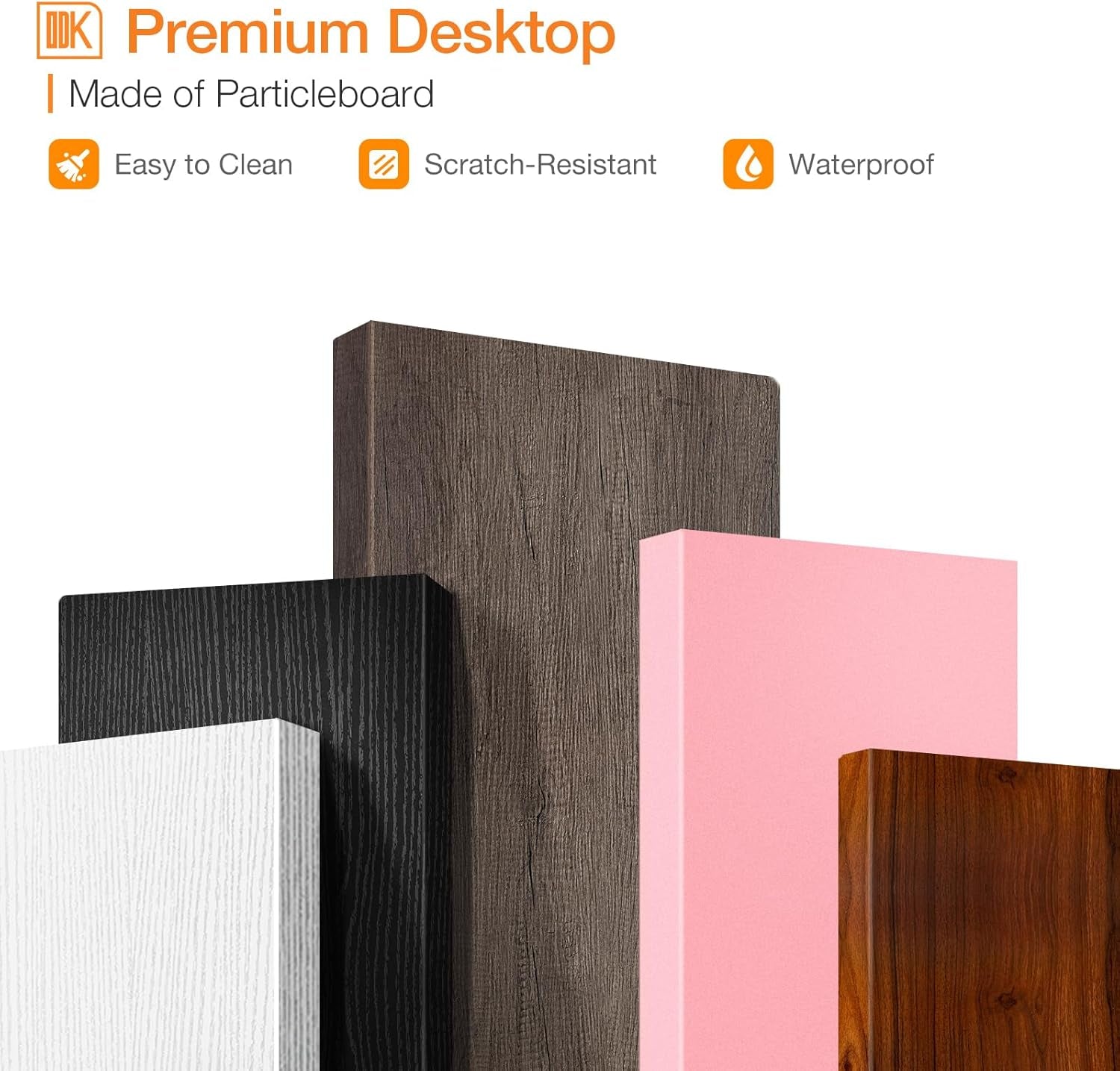 27.5 Inch Desk With Storage And Monitor Stand Grey