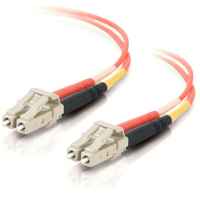 2M Lc-Lc 62.5/125 Om1 Duplex Multimode Pvc Fiber Optic Cable - Orange