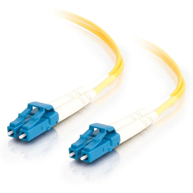 2M Lc-Lc 9/125 Os2 Duplex Single-Mode Pvc Fiber Optic Cable - Yellow