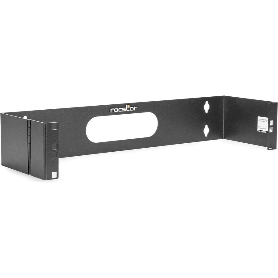 2U 19in Wall Mount Bracket - for Patch Panels - Hinged Wall Mounting Bracket - Maximum