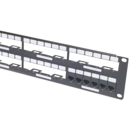 2U Data Distribution Panel - 48 Port Server Rack Cable Management | Tecisoft AR8452
